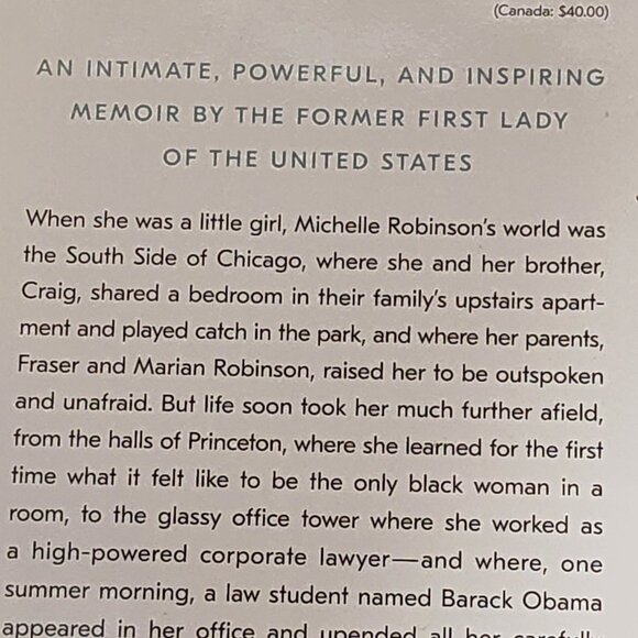 Becoming Michelle Obama Oprah's Book Club Selection 2018 by Michelle Obama - Picture 12 of 16
